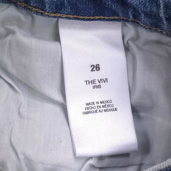 Favorite Daughter Jeans The Vivi High Rise Long Straight in the wash Iris - Picture 9 of 11